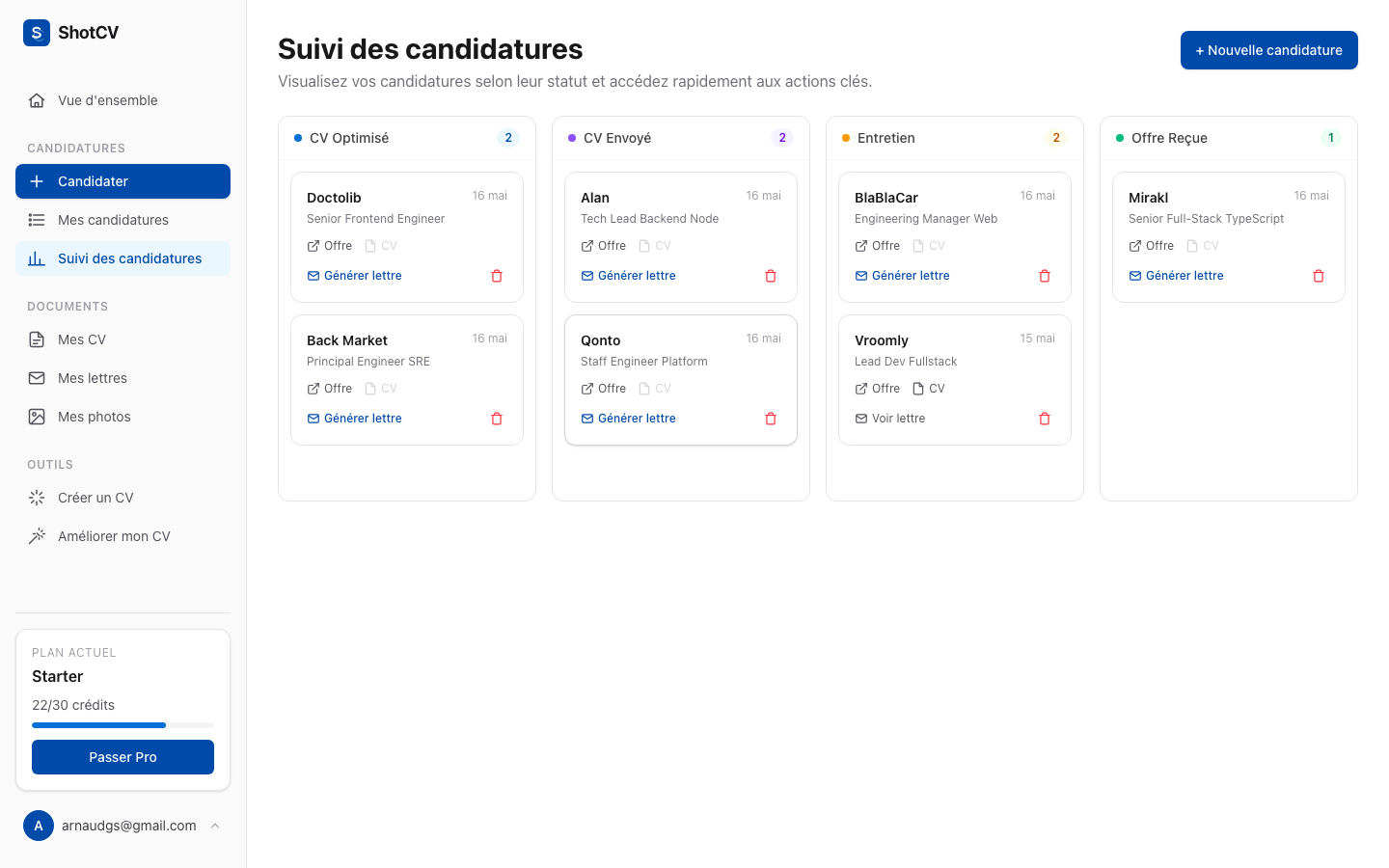 Suivi Kanban